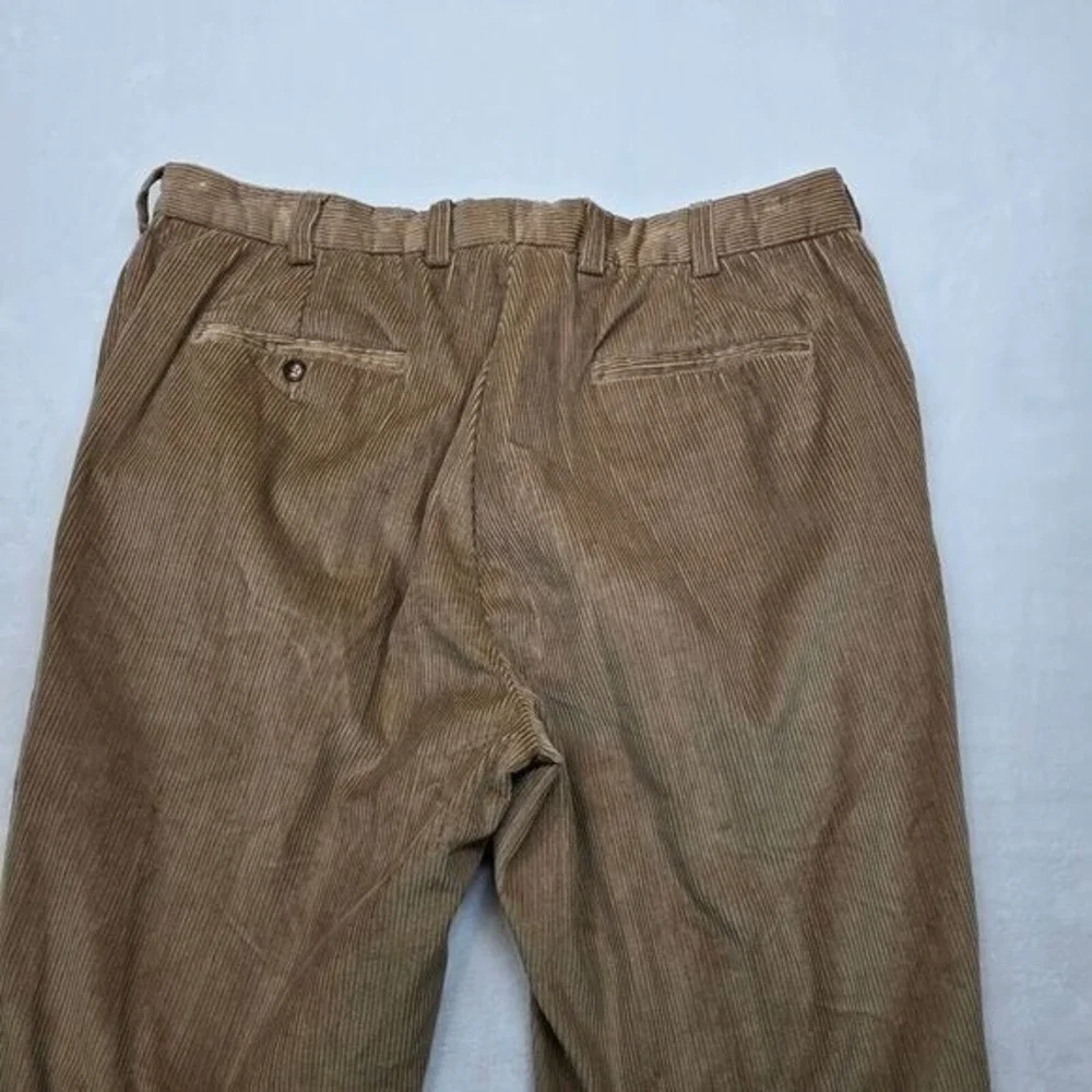 Orvis Corduroy Pants Mens 42x37 Unfinished Hem Tan Brown Chino‎ NEW